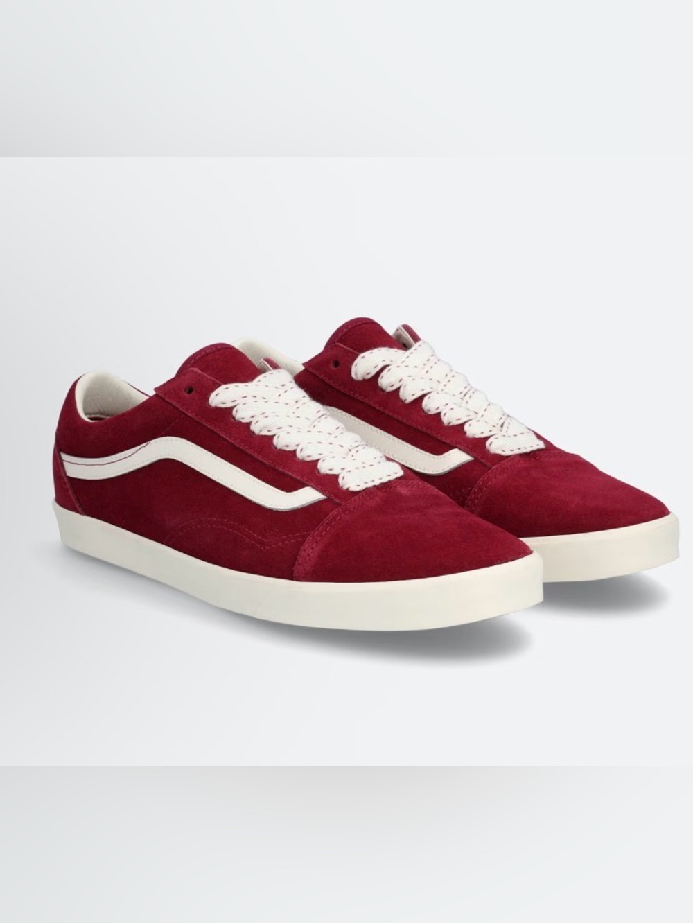Vans Old Skool Red Suede Sneakers Men’s 7 Women’s 8.5